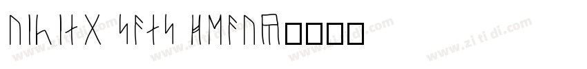 Viking Sans Heavy字体转换